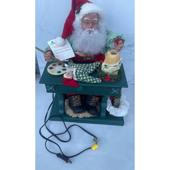 VTG Santa Workshop Holiday Creations Christmas Musical Lighted Santa Claus 16" - Picture 2 of 16